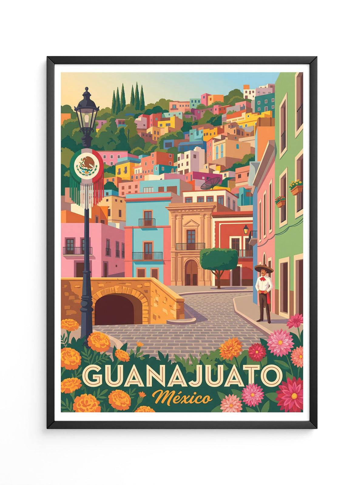 Guanajuato Stadt Farbenvielfalt