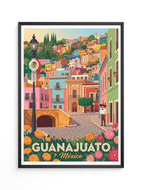 Guanajuato Stadt Farbenvielfalt