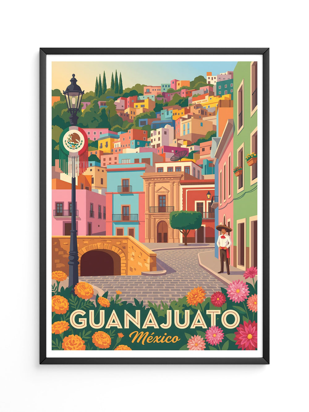 Guanajuato Stadt Farbenvielfalt