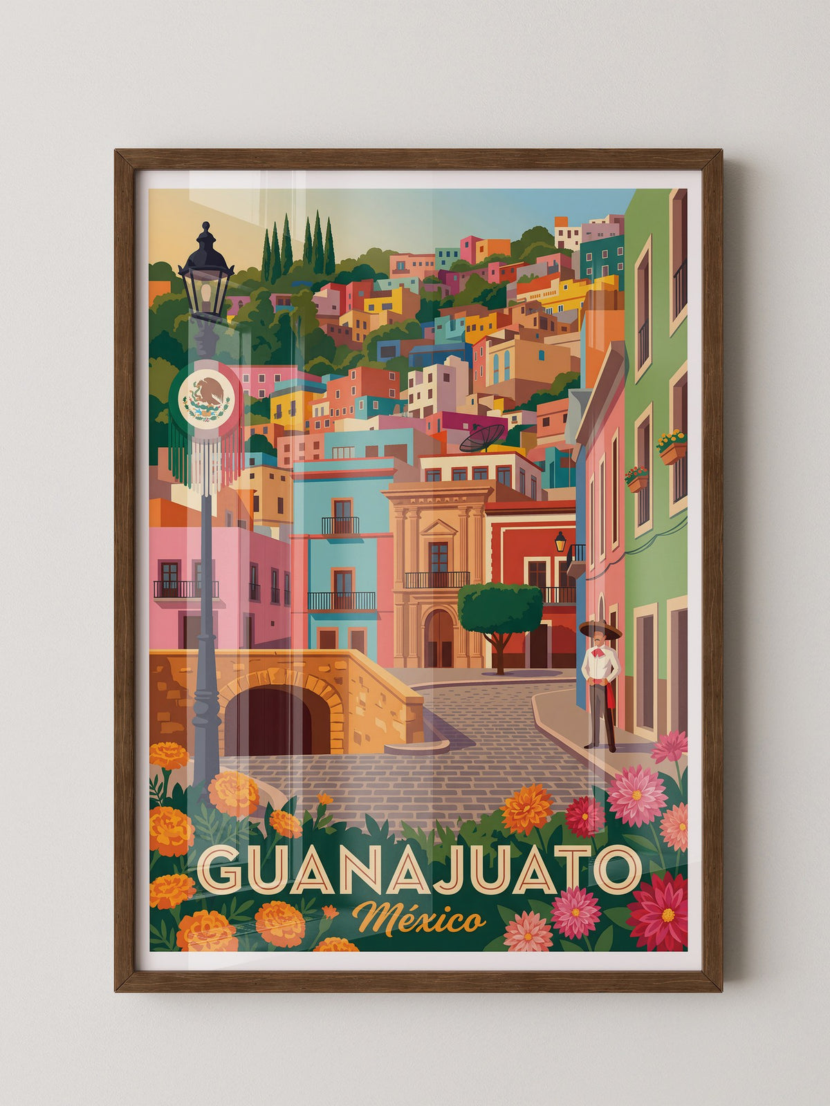 Guanajuato Stadt Farbenvielfalt