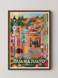 Guanajuato Stadt Farbenvielfalt