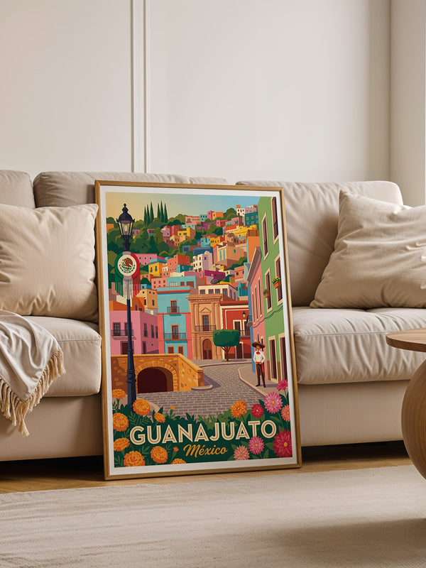 Guanajuato Stadt Farbenvielfalt