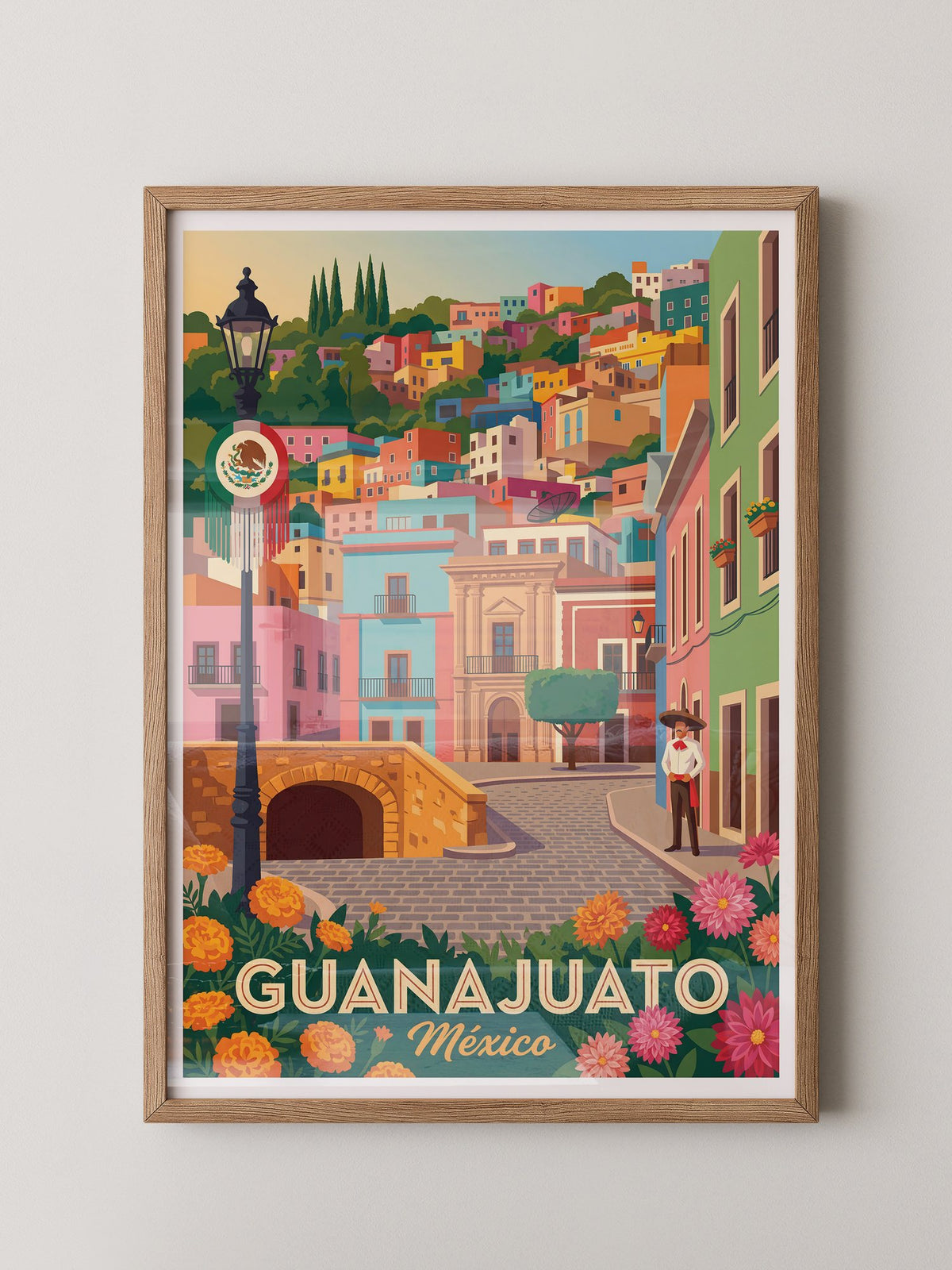 Guanajuato Stadt Farbenvielfalt