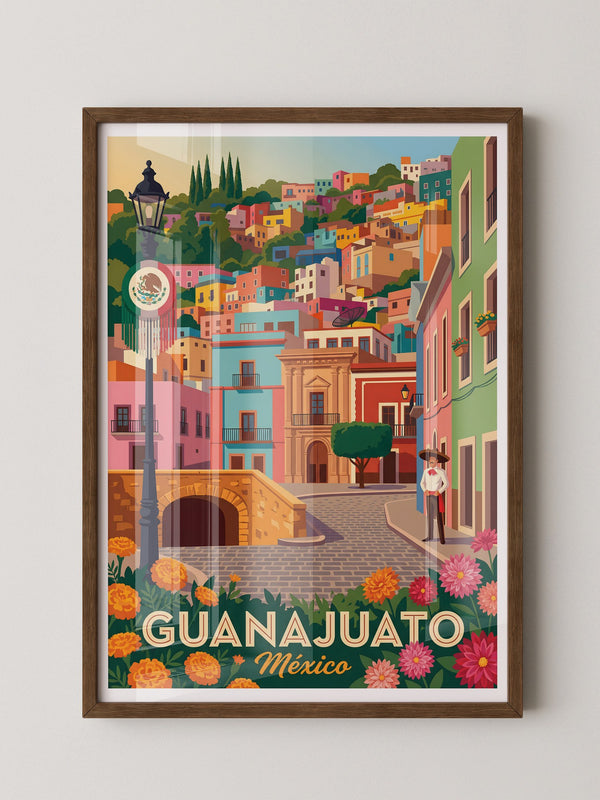 Guanajuato Stadt Farbenvielfalt