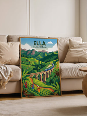 Zugbrücke Tea Hills Farbig