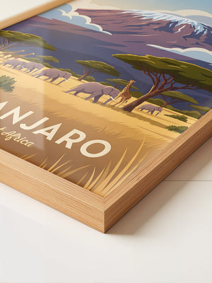 Kilimanjaro Savanne Illustration
