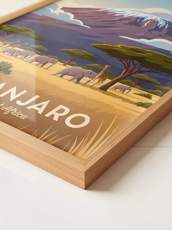 Kilimanjaro Savanne Illustration