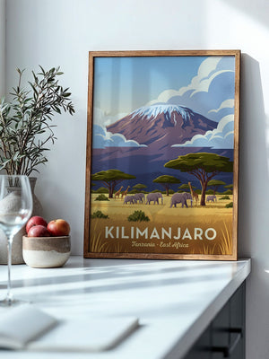 Kilimanjaro Savanne Illustration