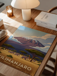 Kilimanjaro Savanne Illustration