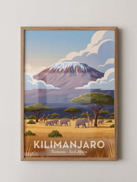 Kilimanjaro Savanne Illustration