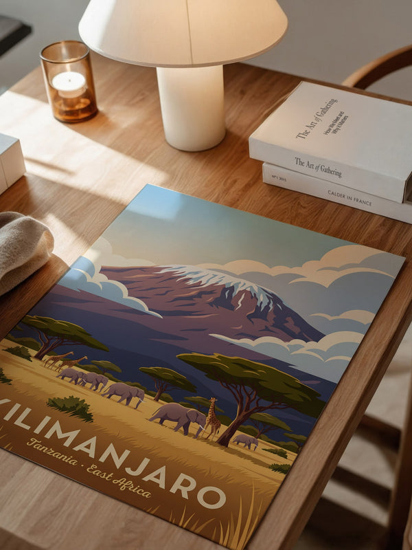 Kilimanjaro Savanne Illustration