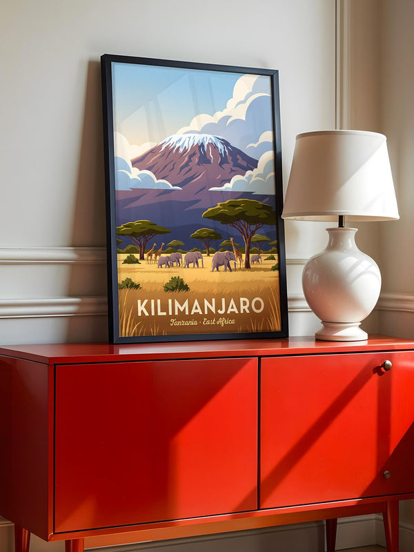 Kilimanjaro Savanne Illustration
