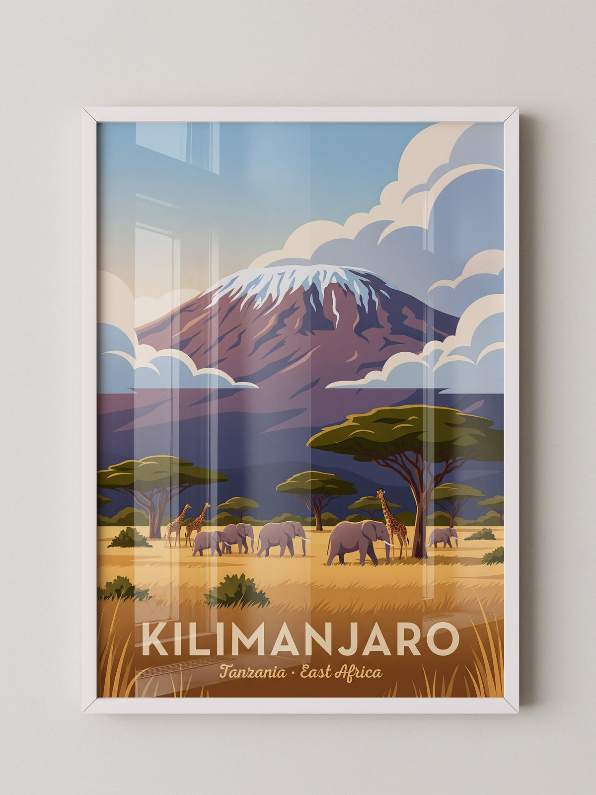 Kilimanjaro Savanne Illustration