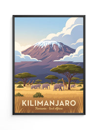 Kilimanjaro Savanne Illustration