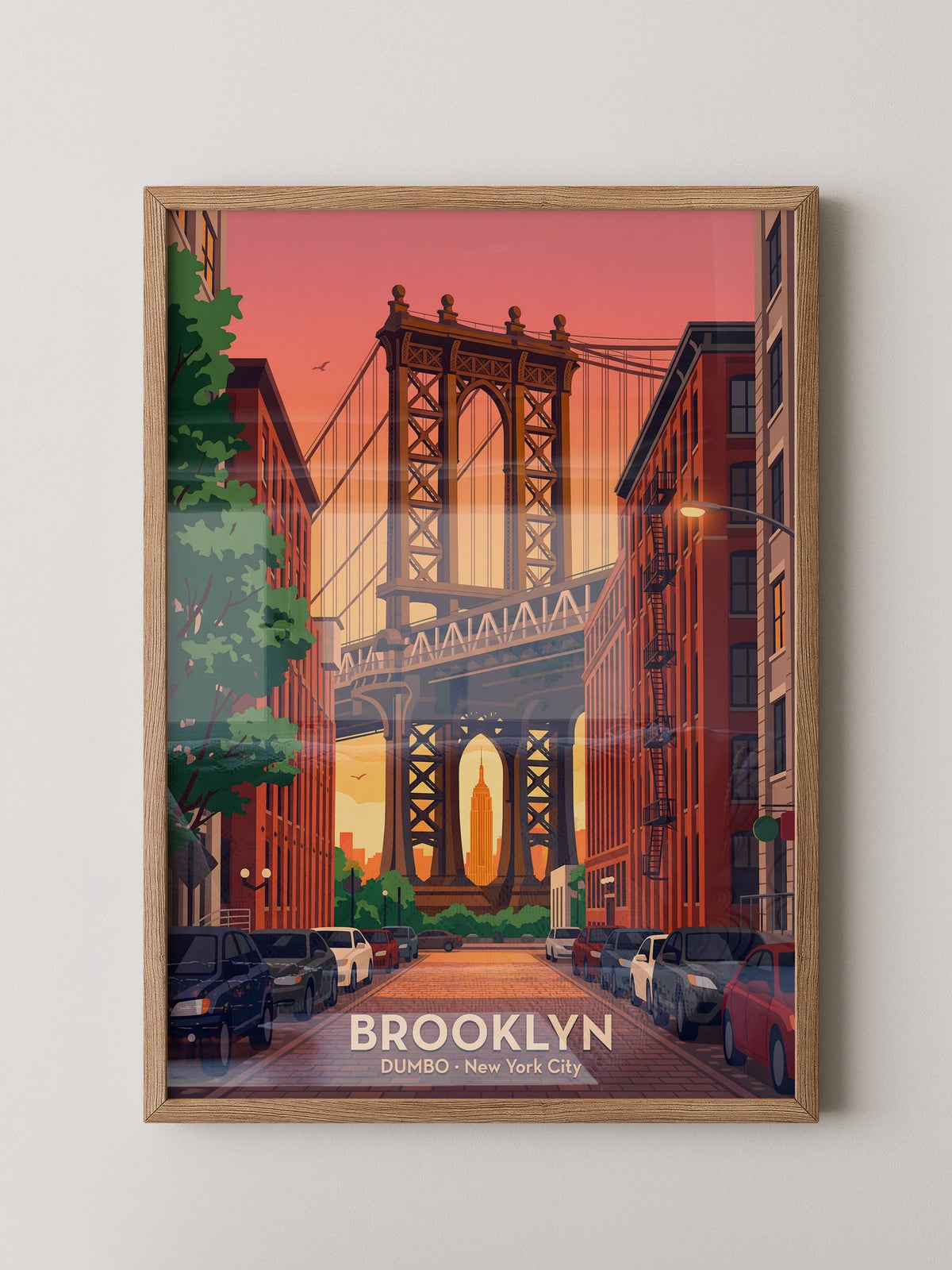 Brooklyn Abenddämmerung Perspektive