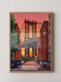 Brooklyn Abenddämmerung Perspektive