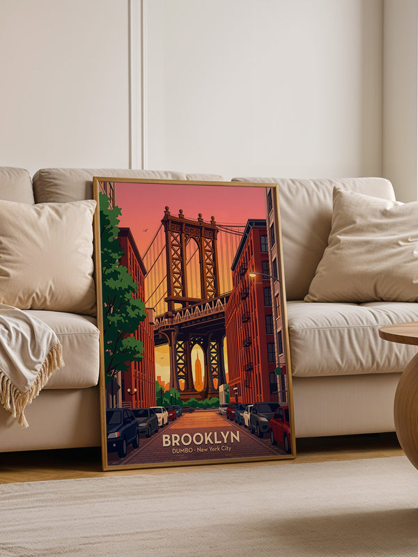 Brooklyn Abenddämmerung Perspektive