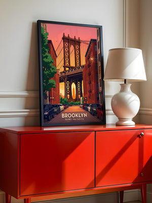 Brooklyn Abenddämmerung Perspektive