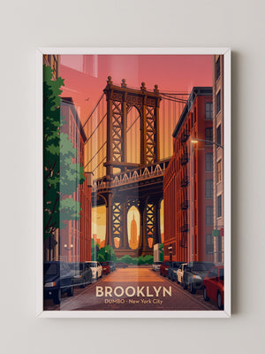 Brooklyn Abenddämmerung Perspektive