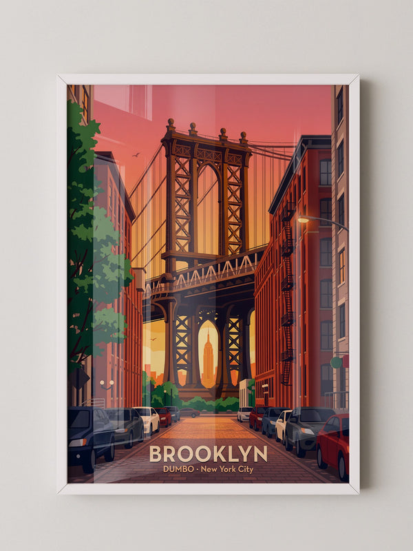 Brooklyn Abenddämmerung Perspektive