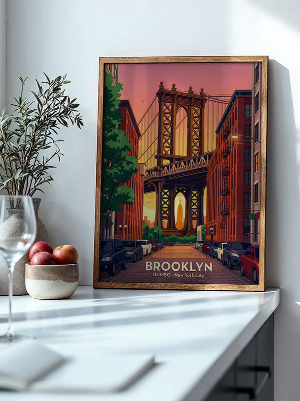 Brooklyn Abenddämmerung Perspektive