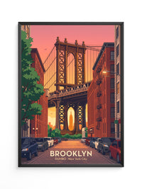 Brooklyn Abenddämmerung Perspektive