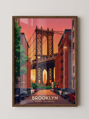 Brooklyn Abenddämmerung Perspektive