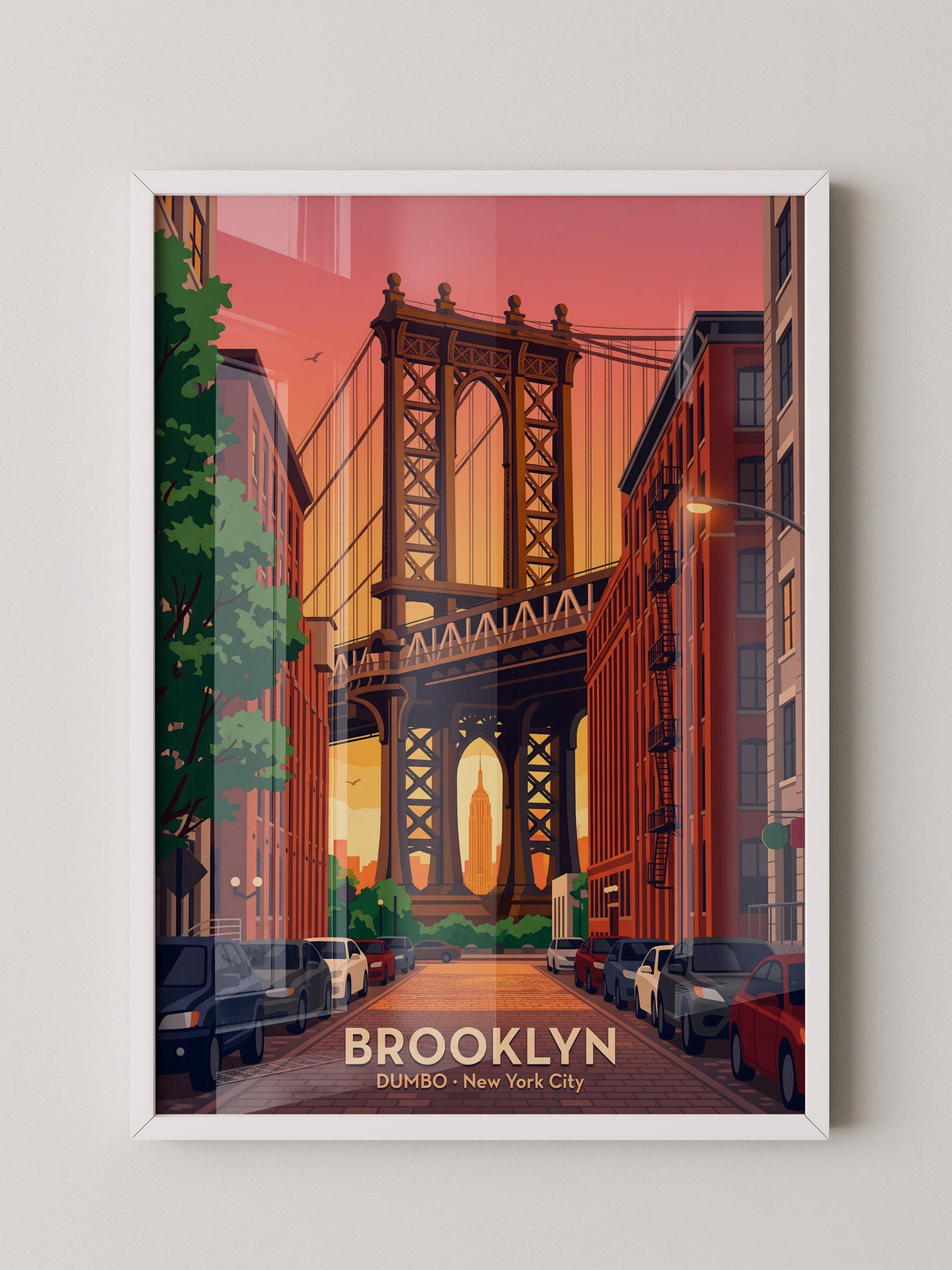 Brooklyn Abenddämmerung Perspektive