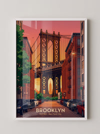 Brooklyn Abenddämmerung Perspektive