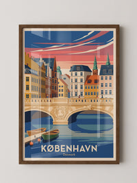 Kopenhagen Brücke Pastellfarben