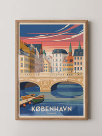 Kopenhagen Brücke Pastellfarben