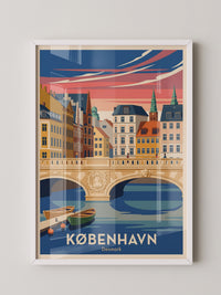 Kopenhagen Brücke Pastellfarben