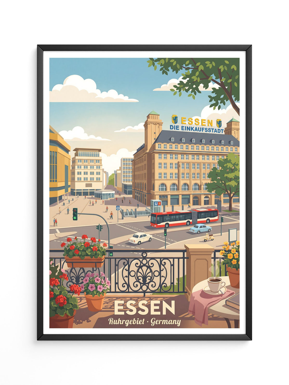 Essen Stadtszene Retro