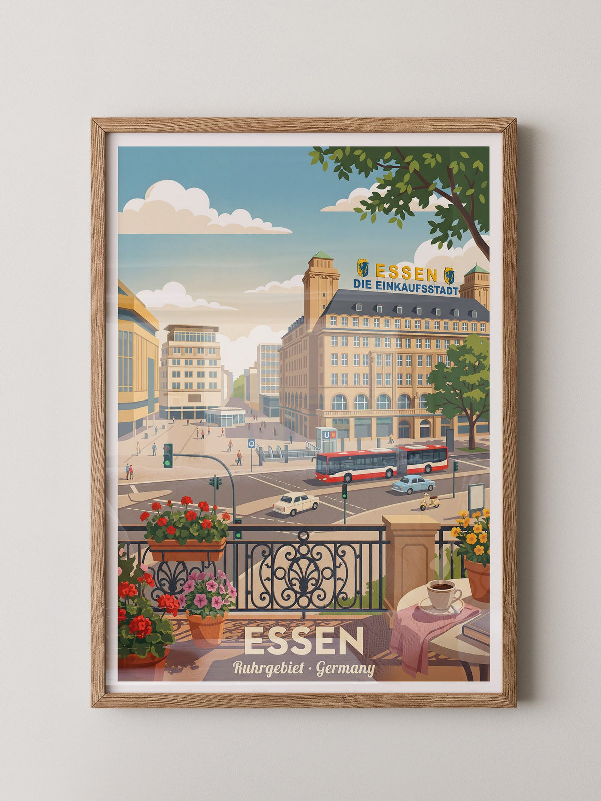 Essen Stadtszene Retro