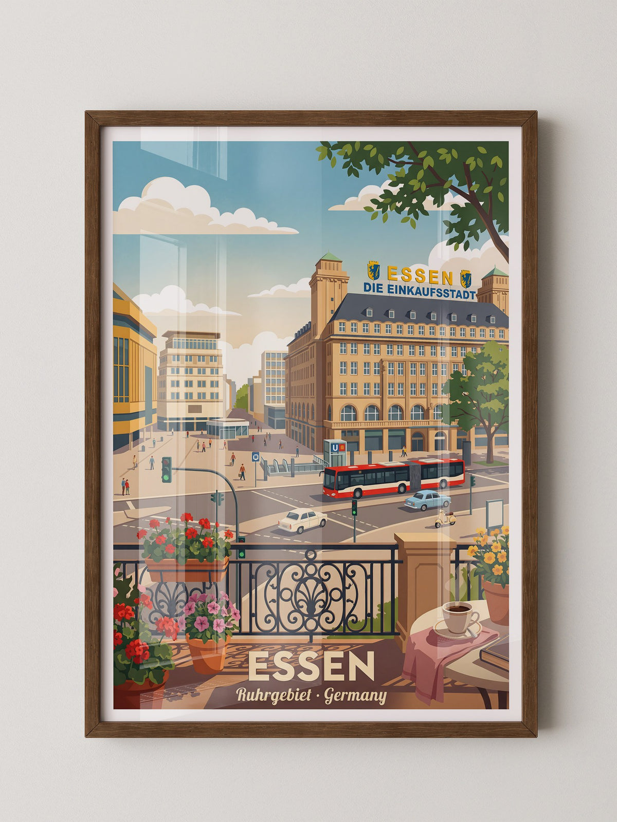 Essen Stadtszene Retro