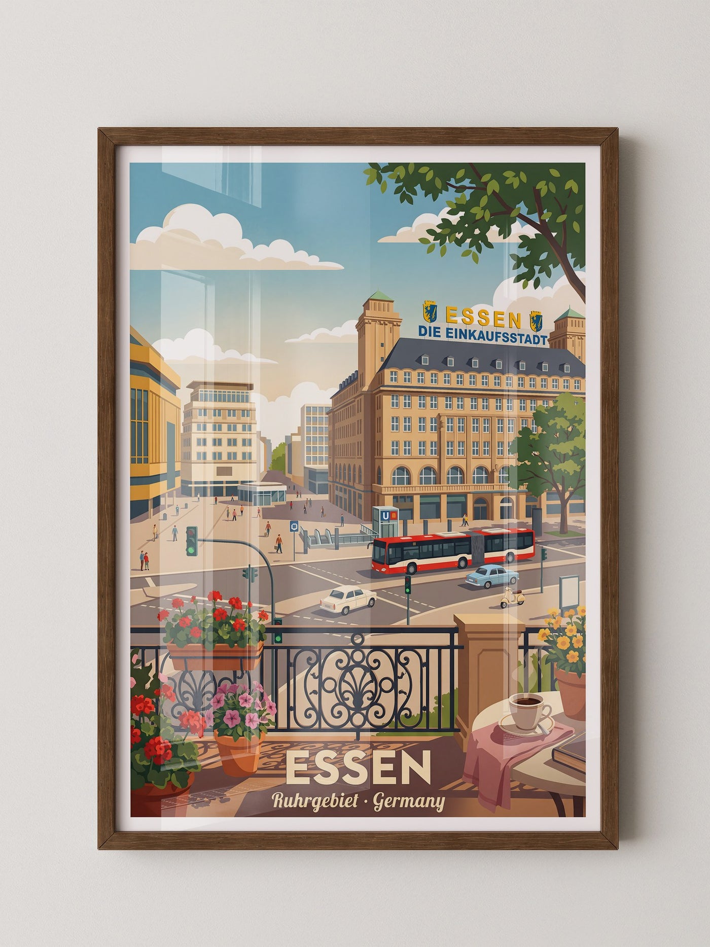 Essen Stadtszene Retro