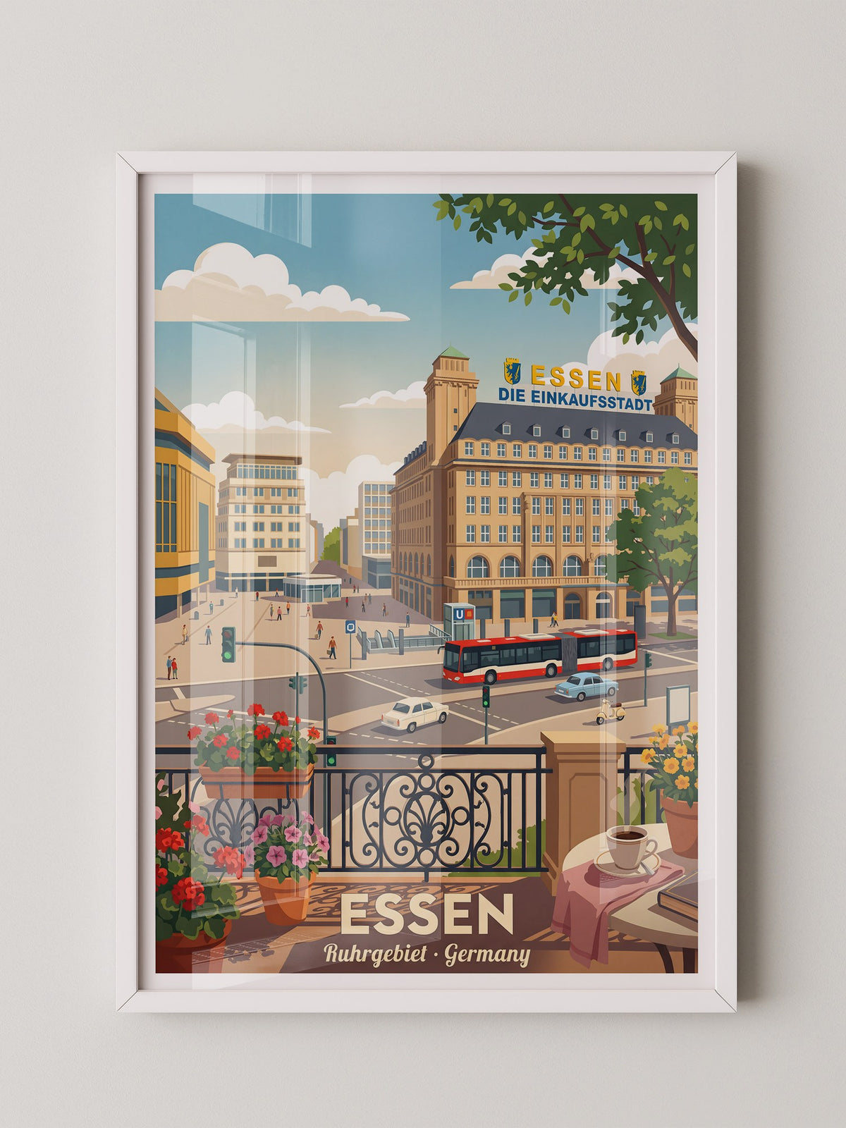 Essen Stadtszene Retro