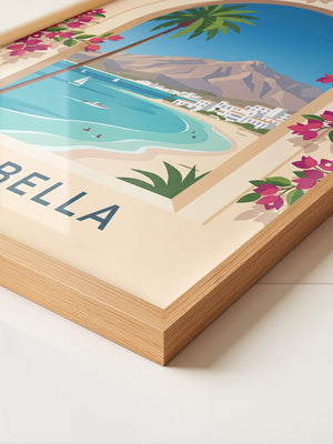 Marbella Küstenblick Bougainvillea