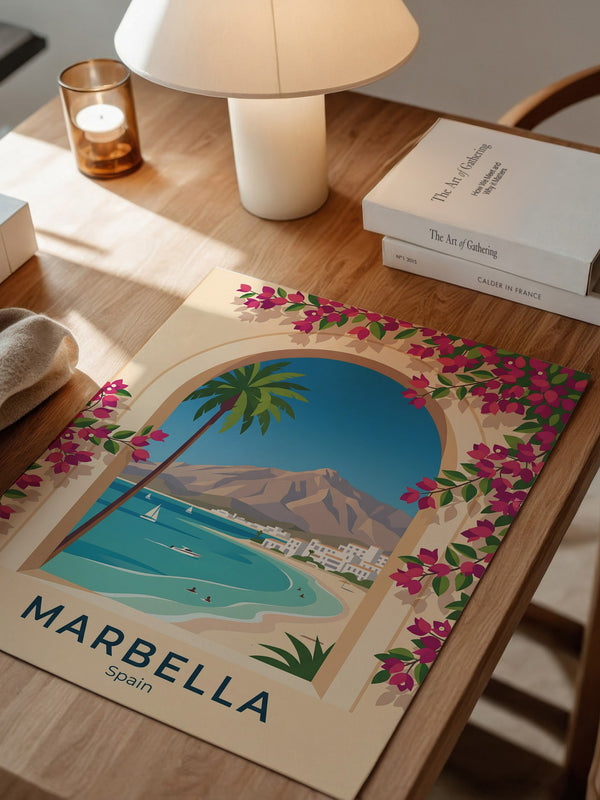 Marbella Küstenblick Bougainvillea