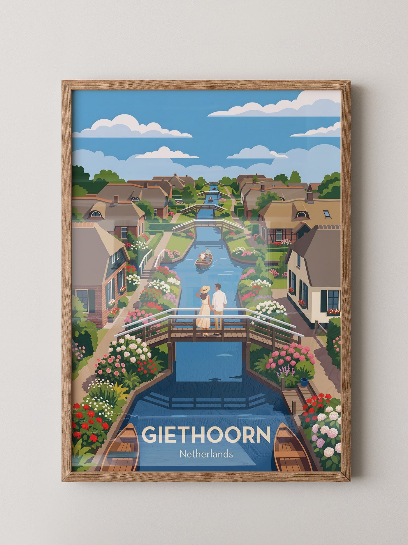 Giethoorn Kanäle Sommeridylle