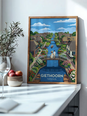 Giethoorn Kanäle Sommeridylle