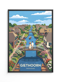 Giethoorn Kanäle Sommeridylle