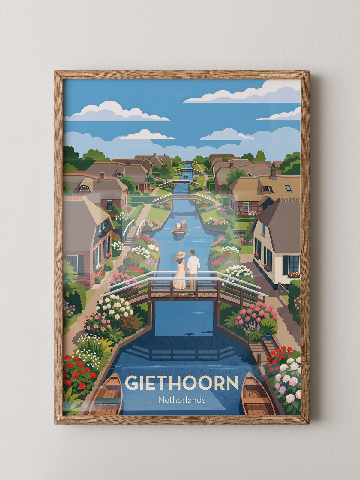 Giethoorn Kanäle Sommeridylle