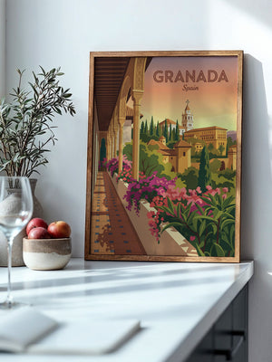 Granada Architektur Sonnenuntergang