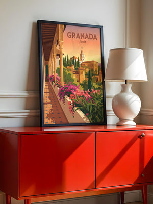 Granada Architektur Sonnenuntergang