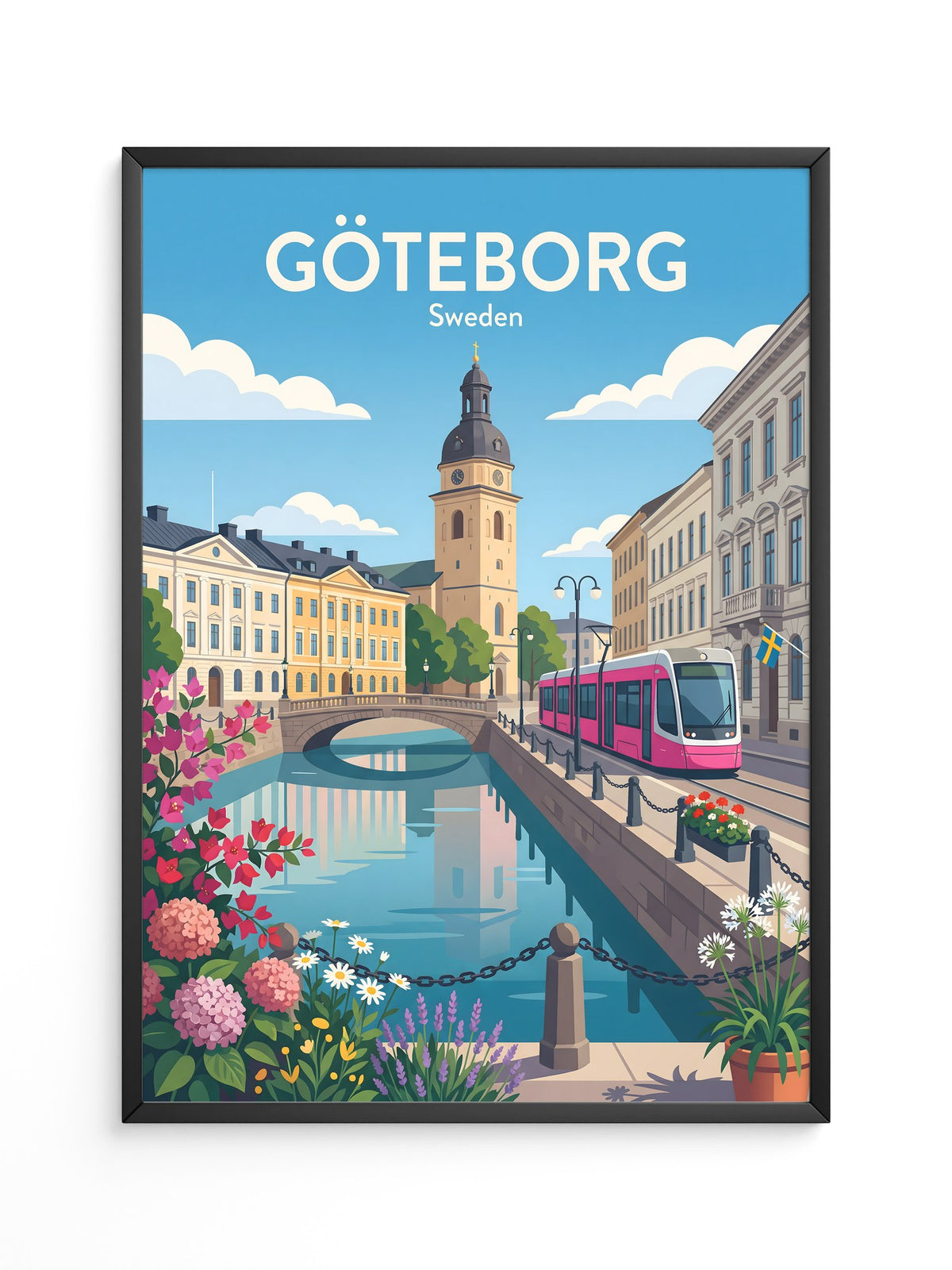 Göteborg Kanal Stadtidylle
