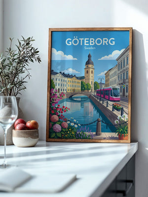 Göteborg Kanal Stadtidylle