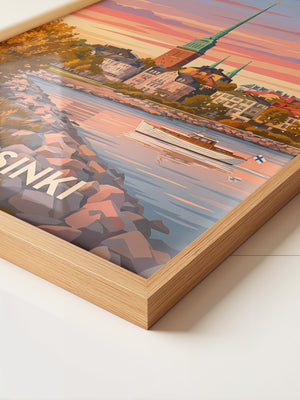 Helsinki Abendrot Skandinavisch