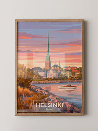 Helsinki Abendrot Skandinavisch