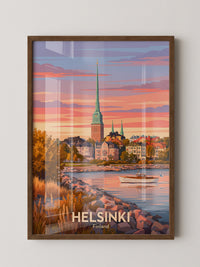 Helsinki Abendrot Skandinavisch